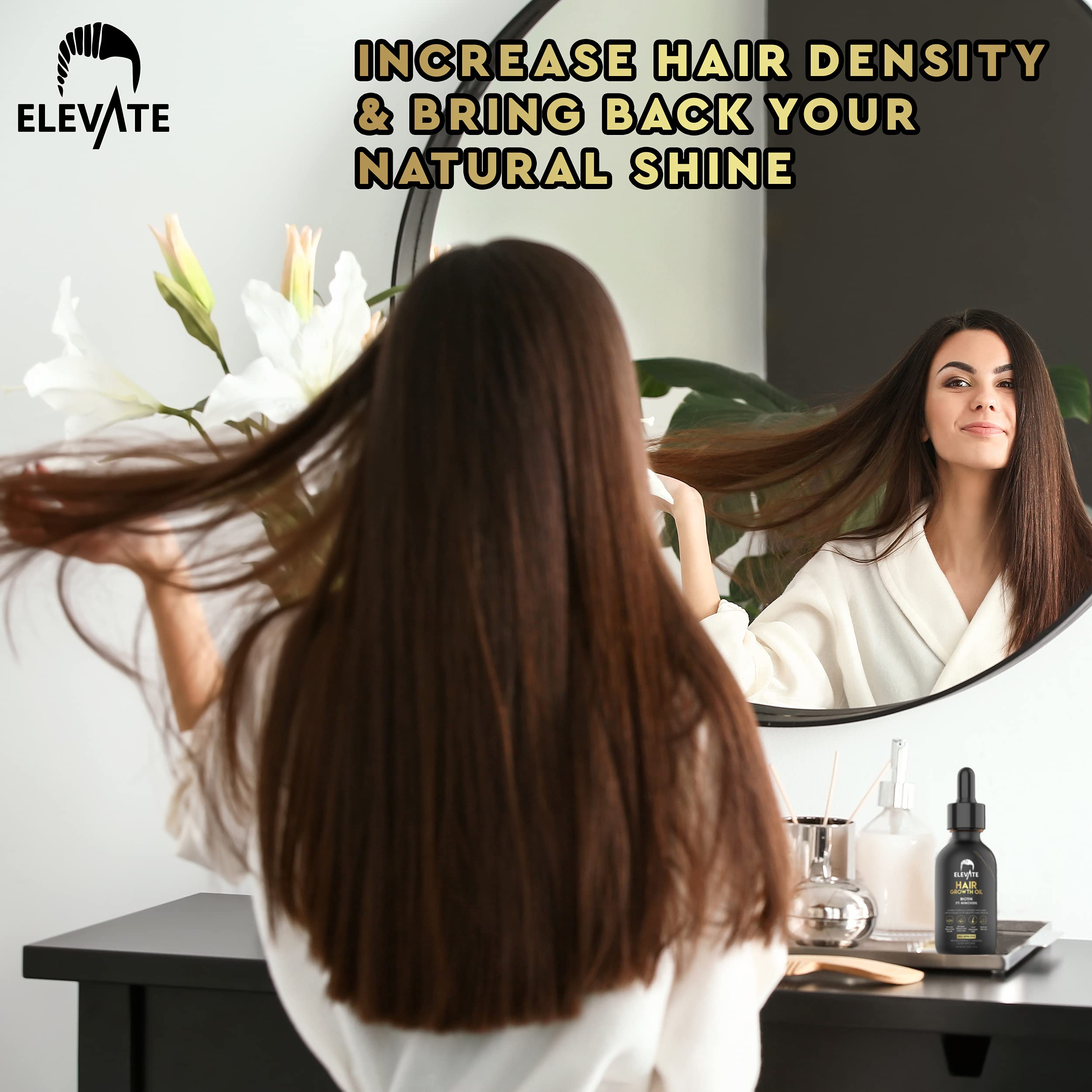 Elevate Hair Regrowth Treatment included in daily hair care routine.