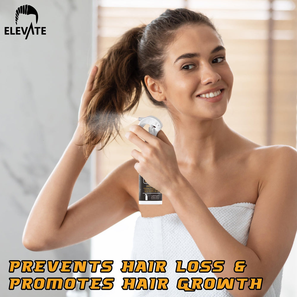 Elevate scalp spray provides even coverage on thinning areas