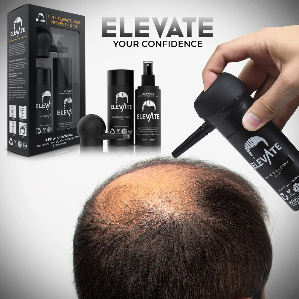 Elevate natural keratin fibers texture closeup blends realistically