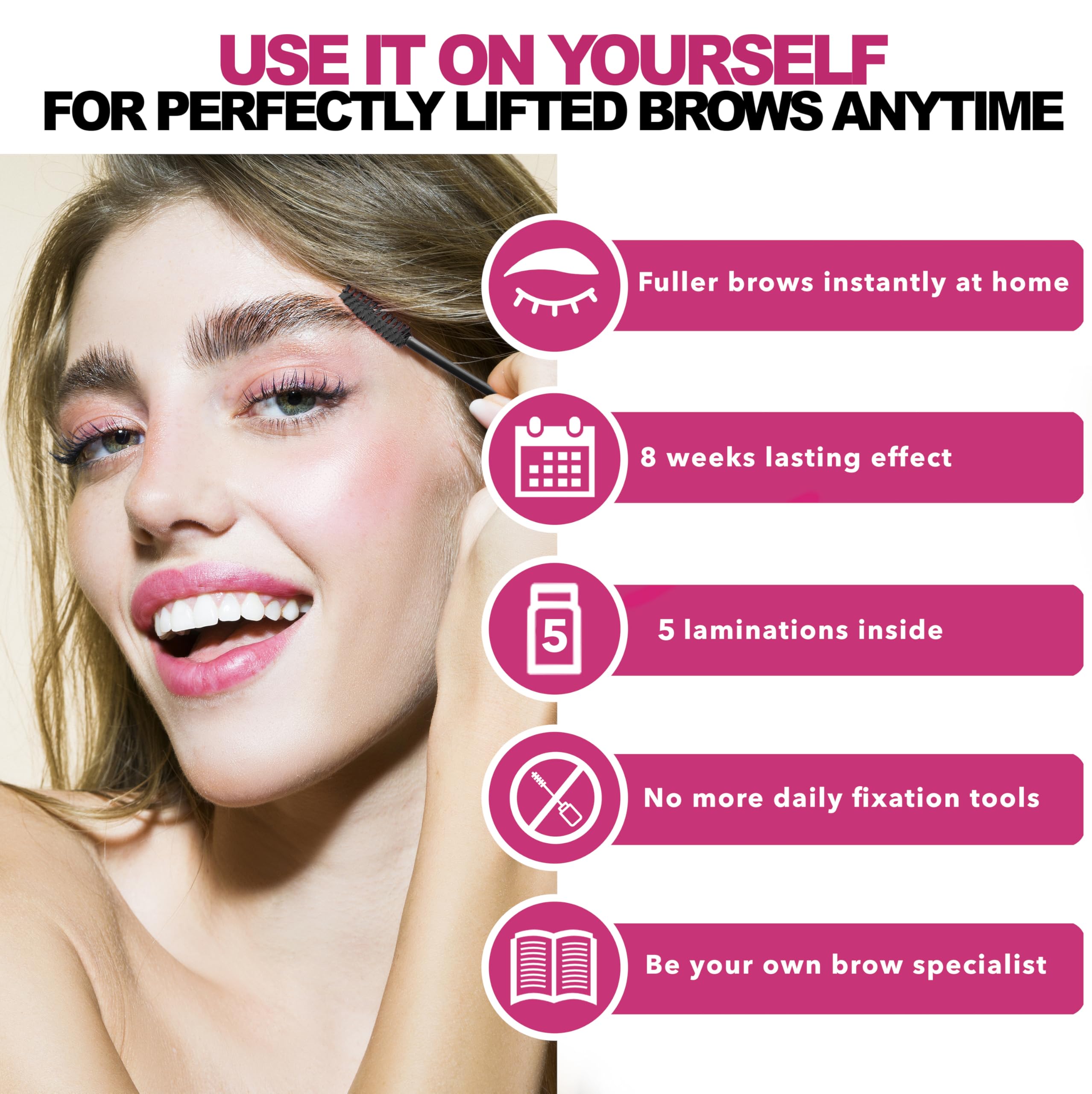 Elevate the Beauty hygienic sachets pack highlighting long shelf life and safe use