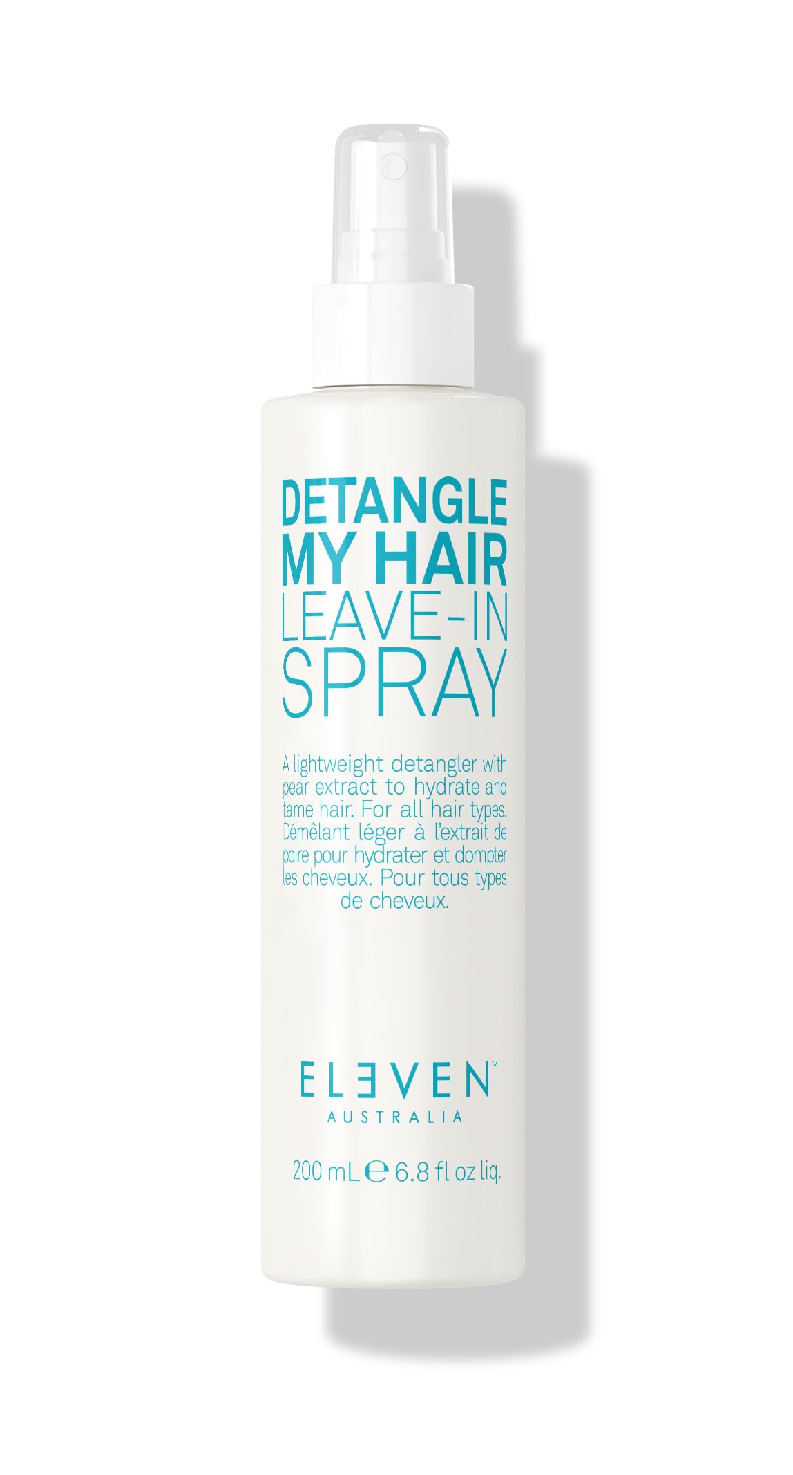 ELEVEN AUSTRALIA Detangle My Hair spray bottle for lightweight detangling and smoother hair.