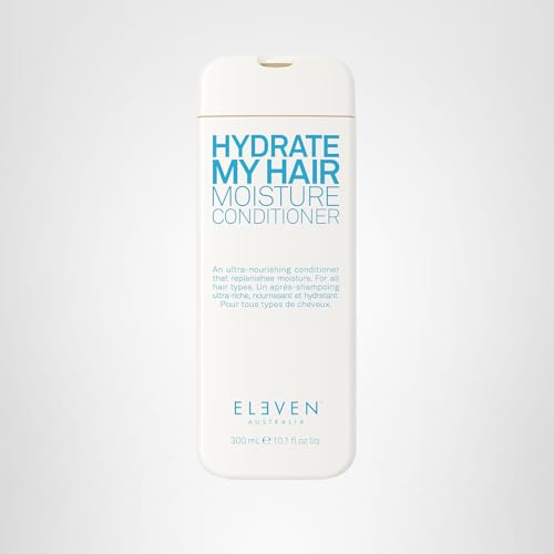 ELEVEN AUSTRALIA Hydrate My Hair color-safe formula image suggests gentle care