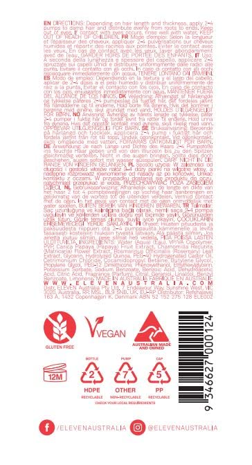 ELEVEN AUSTRALIA I Want Body Volume Foam styled-look illustrates easy, lift-based finish
