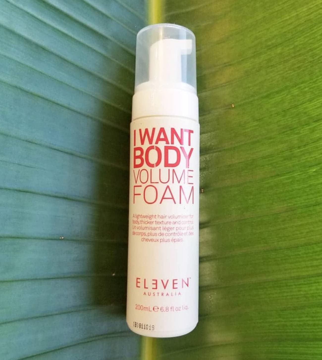 ELEVEN AUSTRALIA I Want Body Volume Foam volumized-hair shows fuller crown