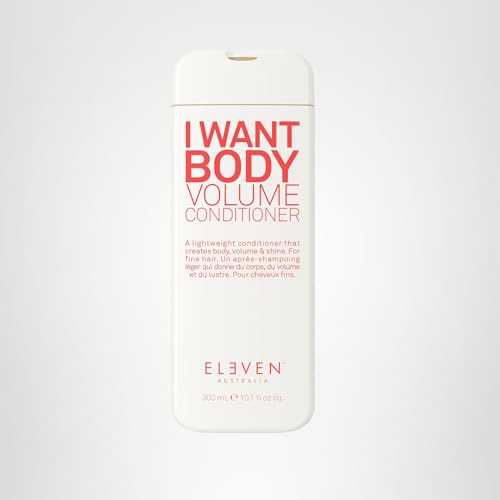 ELEVEN AUSTRALIA I Want Body Volume on a shelf display conveys premium volumizing care for all hair types.