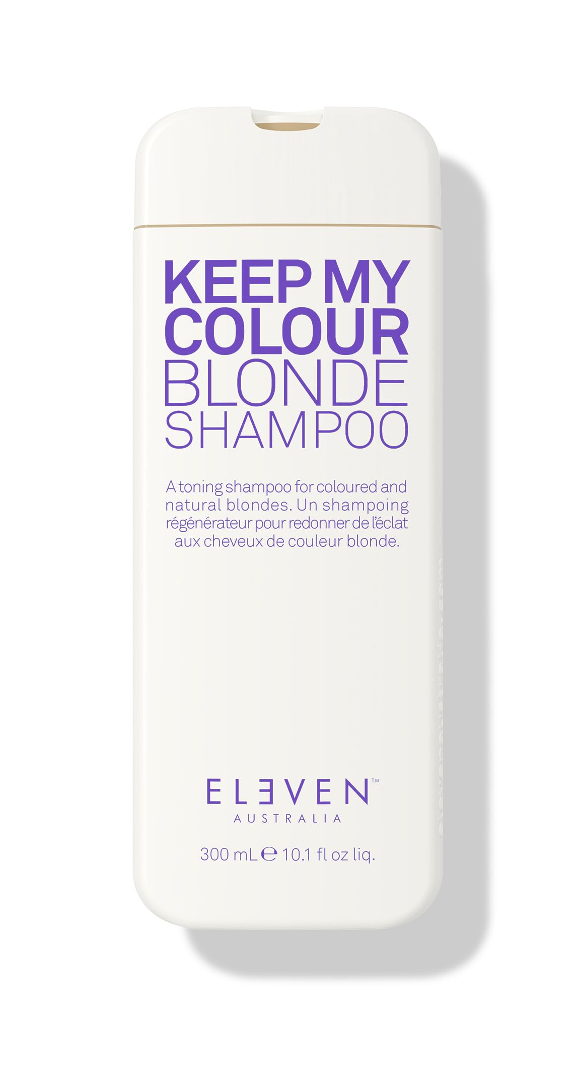 ELEVEN AUSTRALIA Keep My Colour Blonde Shampoo bottle front preserves cool blonde tones