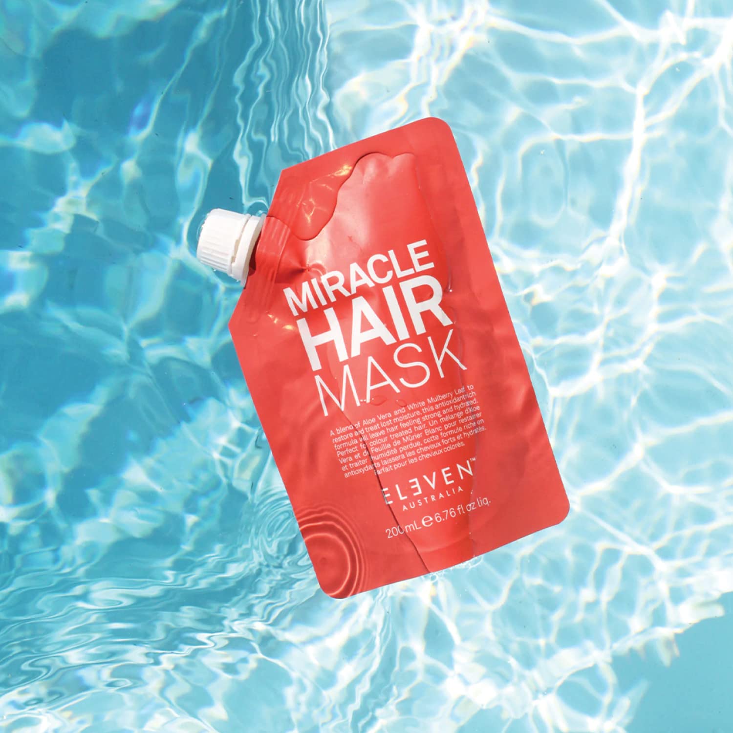 ELEVEN AUSTRALIA Miracle Hair Mask promotes shine and manageable strands after treatment.