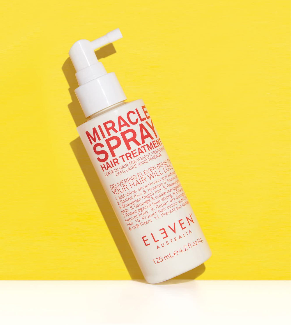 ELEVEN AUSTRALIA Miracle Leave In shine emphasizing glossy ends