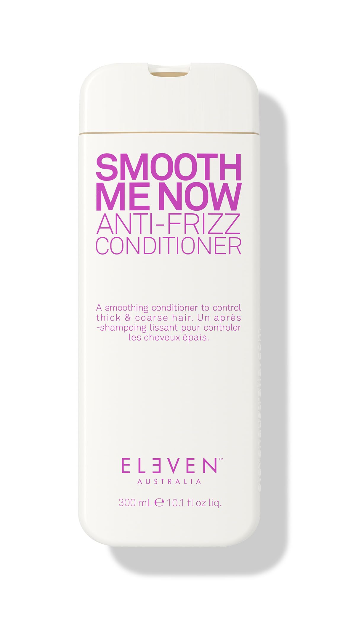 ELEVEN AUSTRALIA Smooth Me Now conditioner bottle front for frizz control and smoothing