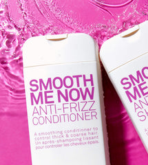 ELEVEN AUSTRALIA Smooth Me Now conditioner on damp hair demonstrating frizz-fighting hydration
