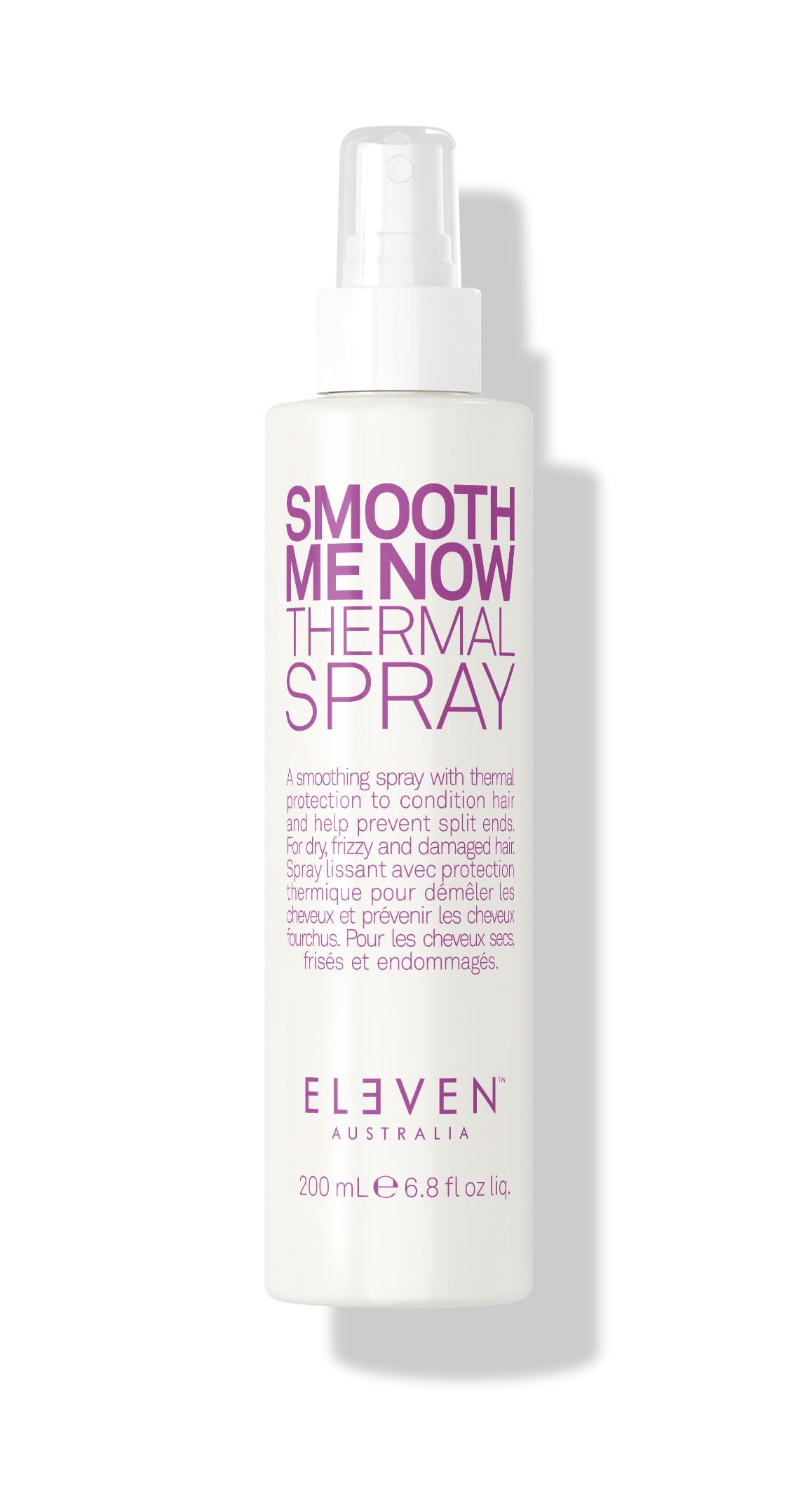 ELEVEN AUSTRALIA Smooth Me Now thermal spray bottle with protective shield for heat styling