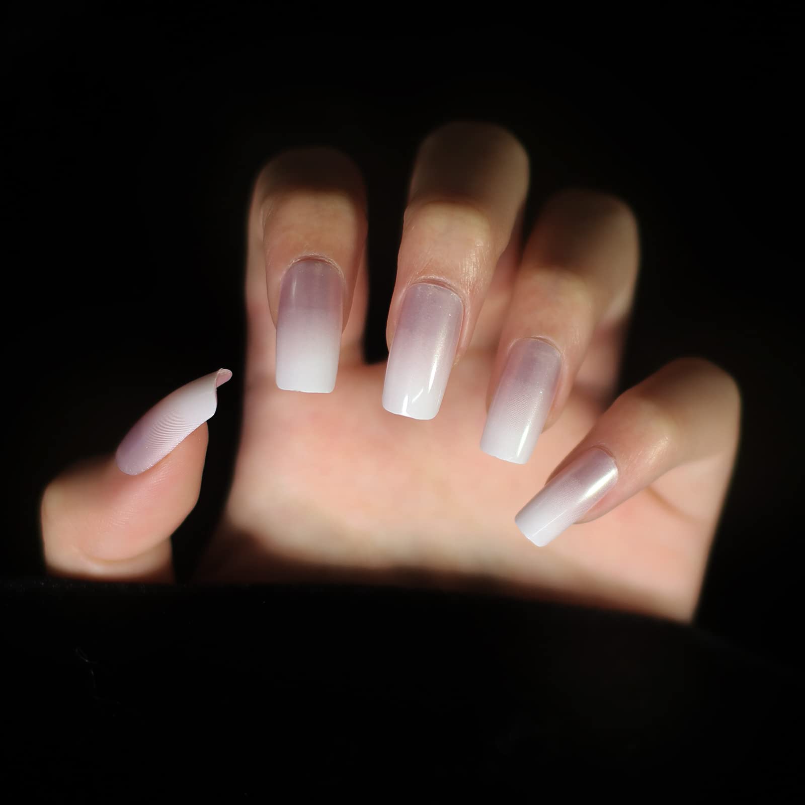 Elevenail wooden cuticle stick helps accurate nail alignment.