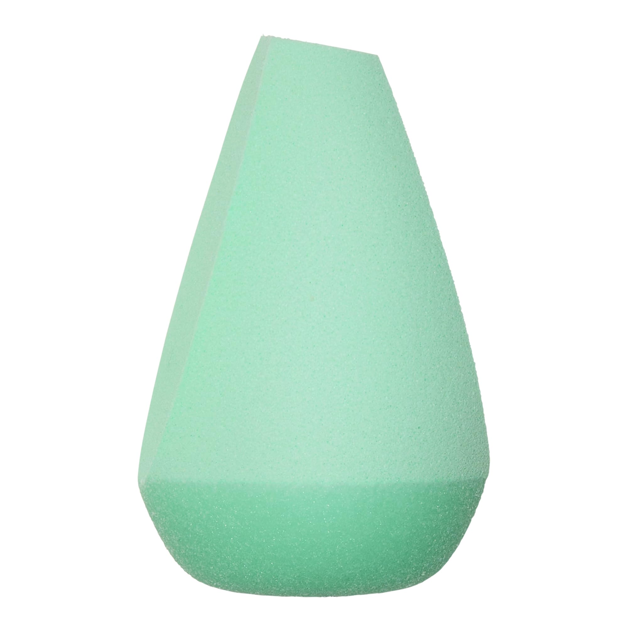 e.l.f. angled silicone face sponge three-sided design for precise bronzer and blush application.