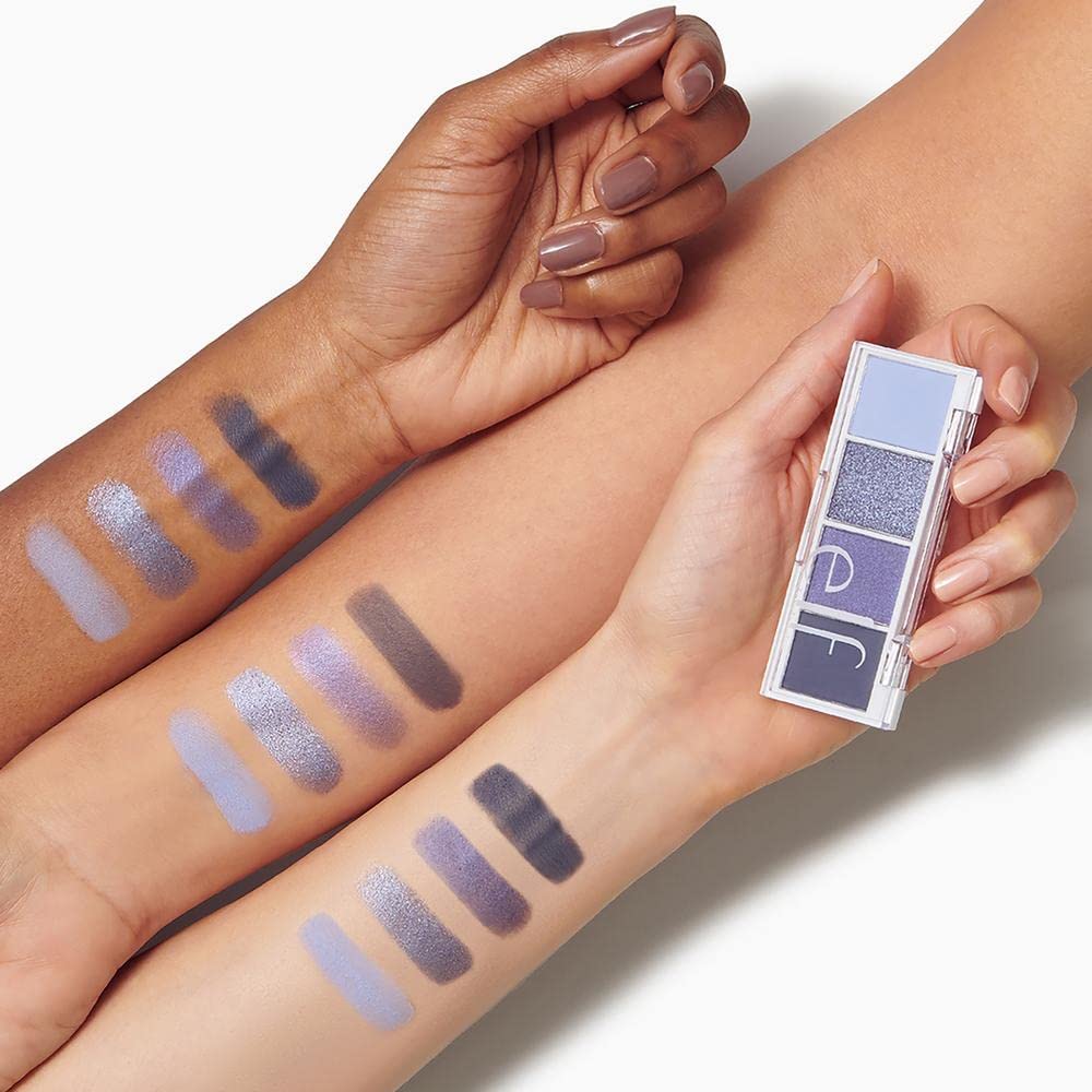 e.l.f. Bite-Size Eyeshadow cream powder texture enables smooth application and even payoff.