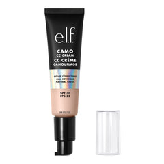 e.l.f. Camo CC Cream bottle with SPF 30 for radiant, even-toned skin.