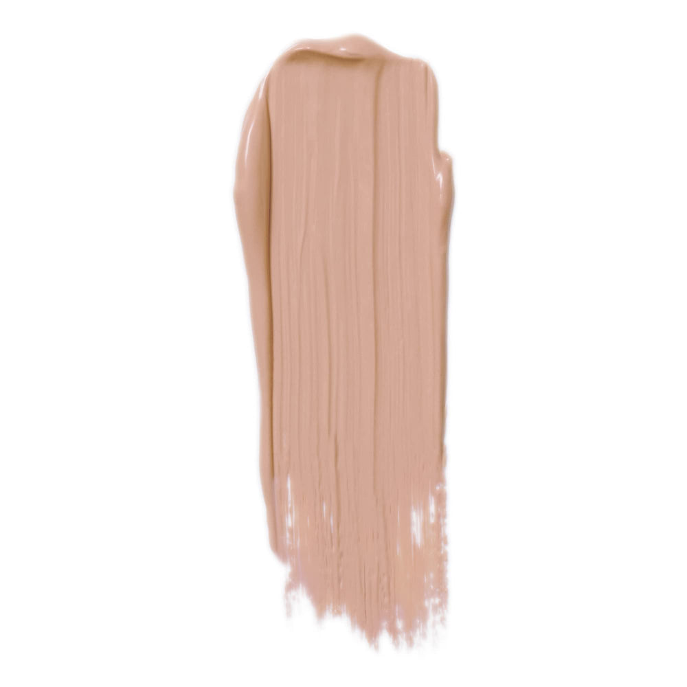 e.l.f. Camo CC Cream brush-application scene demonstrates airbrushed finish.