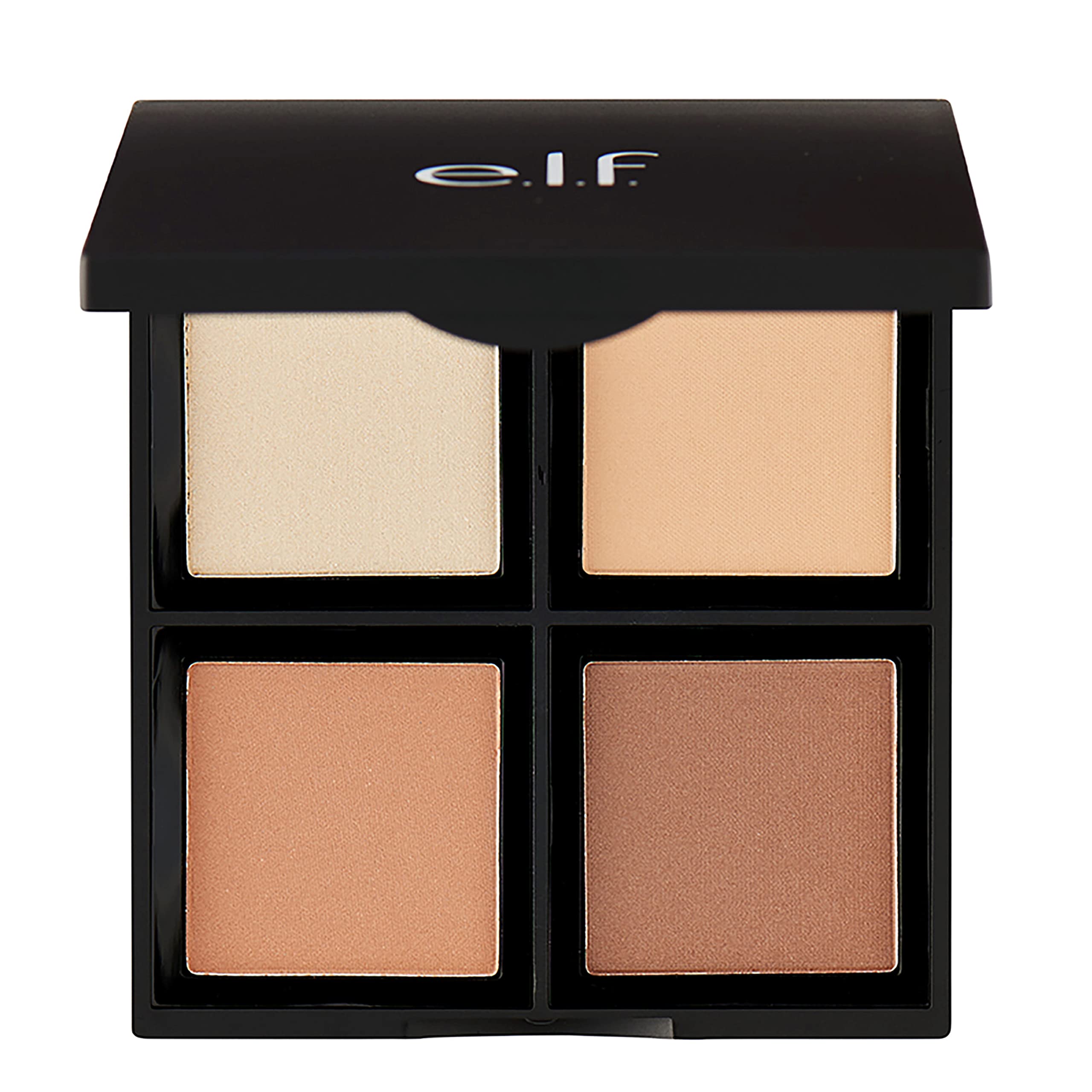e.l.f. Contour Palette close-up of four shades for customizable sculpting