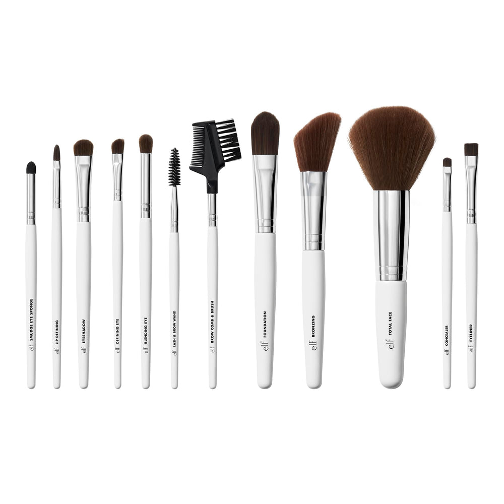 e.l.f. eyeshadow brush shot highlighting precise eye makeup application.