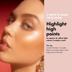 e.l.f. Halo Glow shade swatches showing versatile tones for all undertones