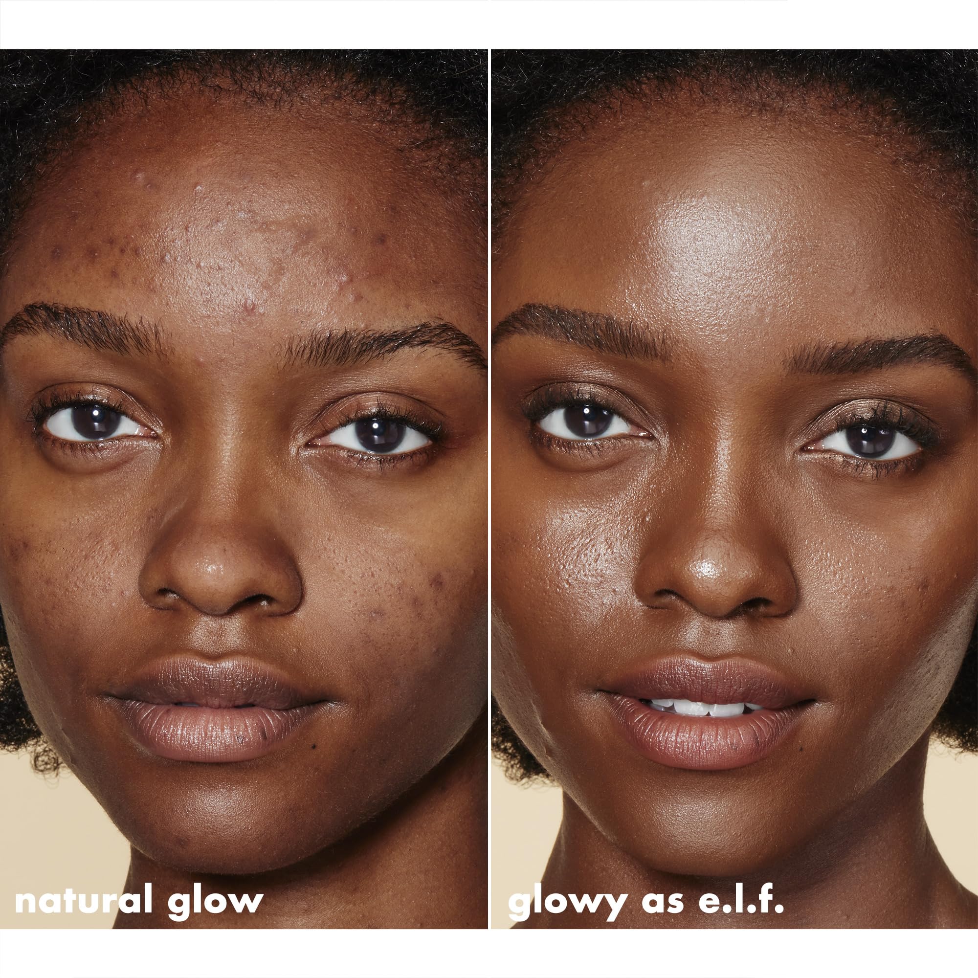 e.l.f. Halo Glow vegan cruelty-free logo signals ethical skincare