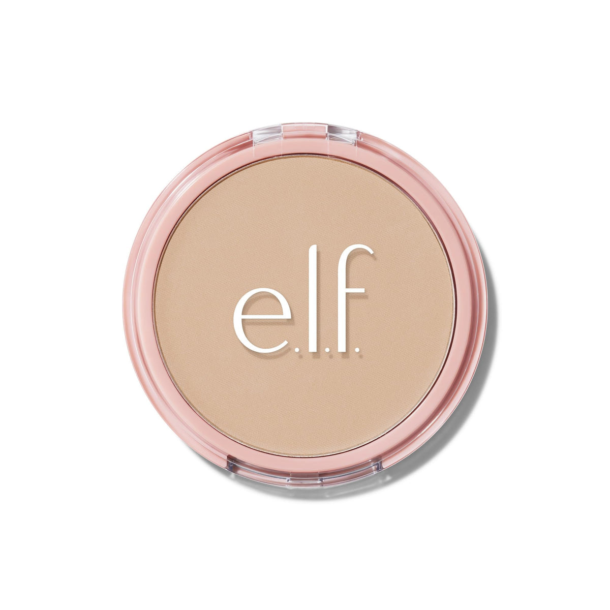 e.l.f. Halo Glow Powder compact closeup showing ultra-fine finish for soft-focus pores.