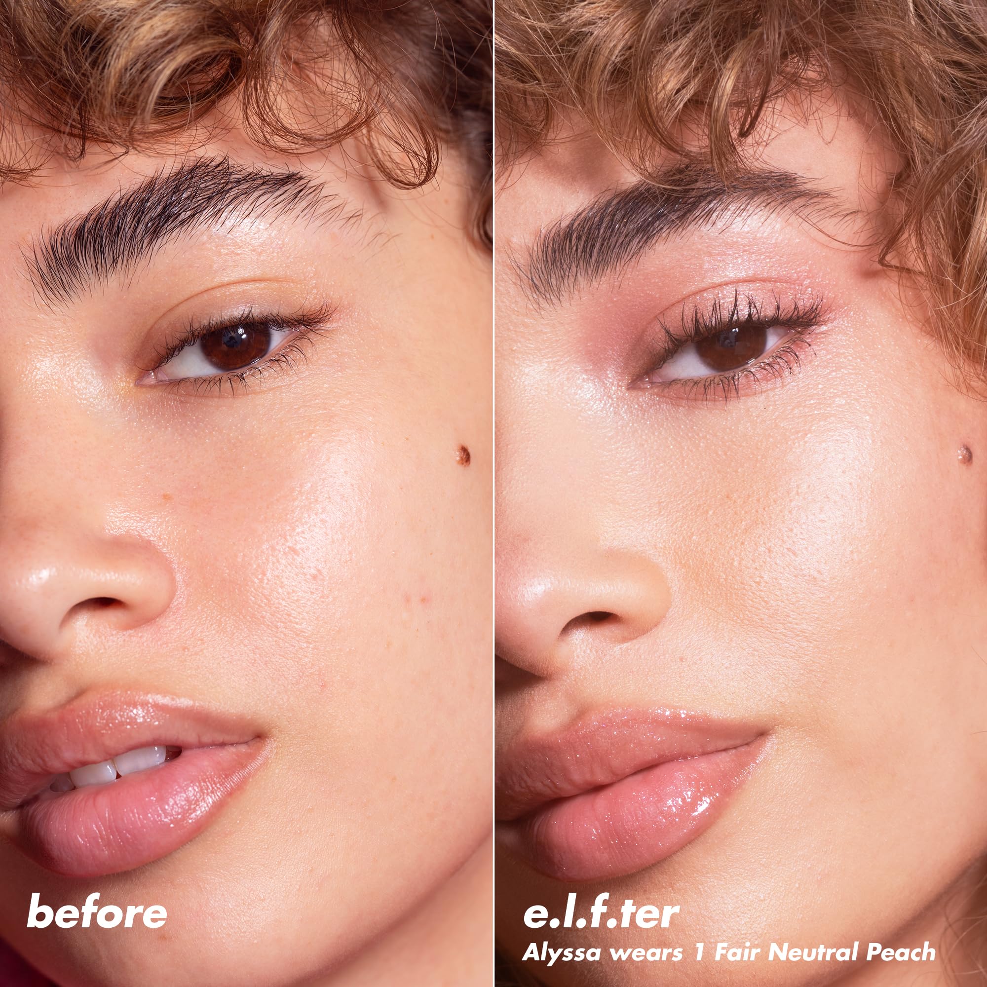 e.l.f. Halo Glow Powder packaging conveys vegan cruelty-free credentials.