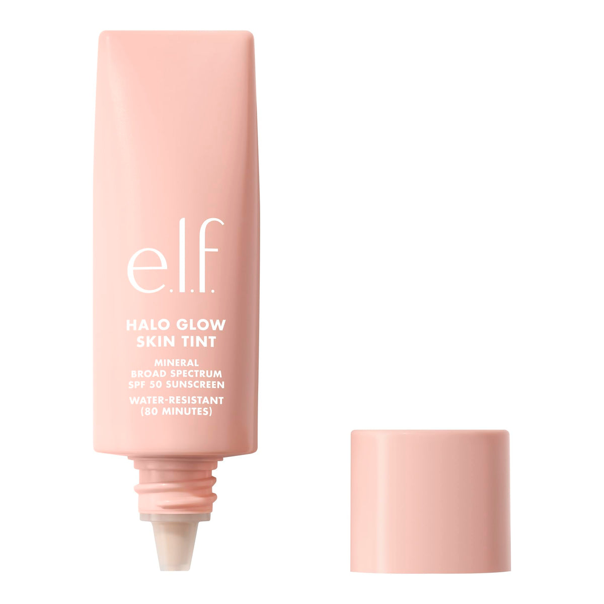 e.l.f. Halo Glow Skin Tint bottle front showing dewy finish