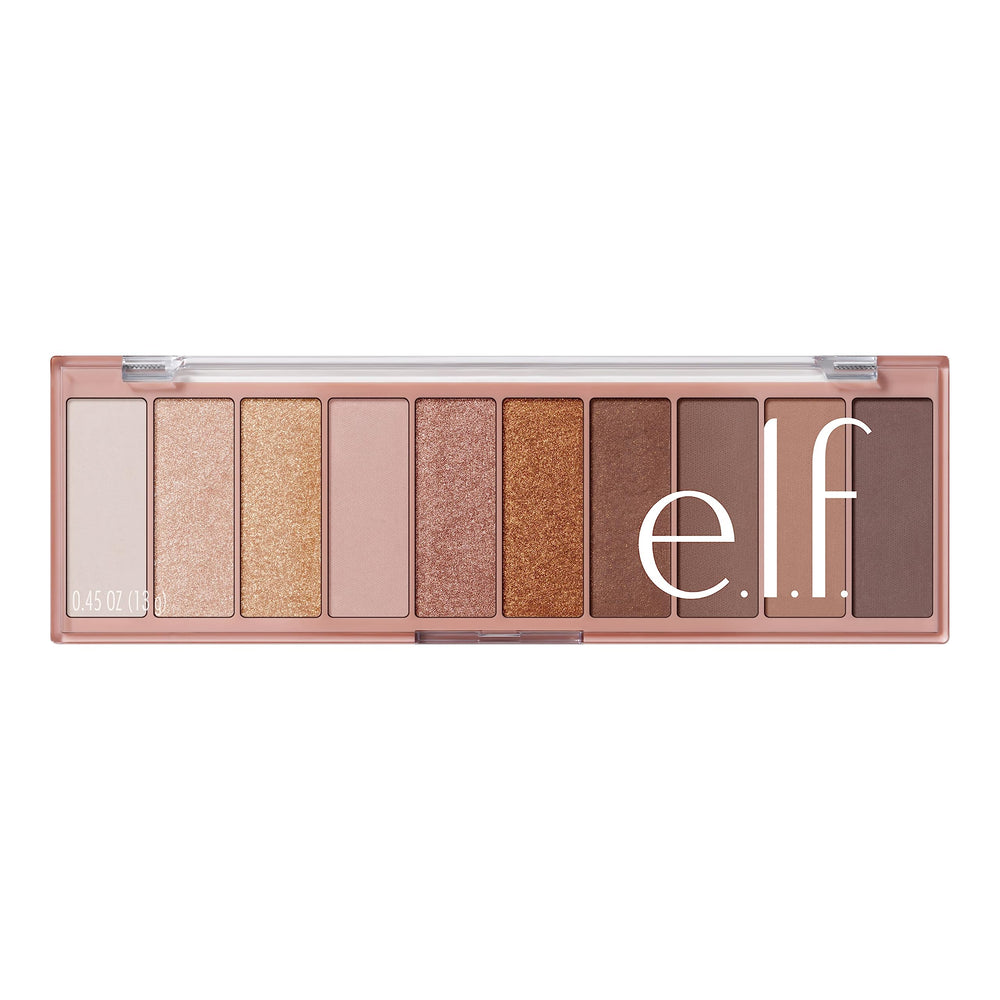 e.l.f. Perfect 10 Eyeshadow Palette compact design ideal for travel and touchups