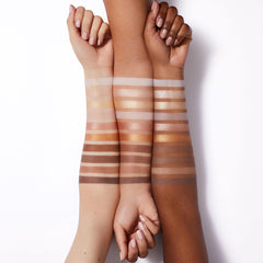 e.l.f. Perfect 10 Eyeshadow Palette shades used as liner and lid color for cohesive eyes