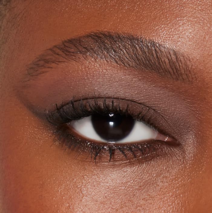 Elf Perfect 10 nude mood on-eye look showing matte versatility for day-to-night wear.