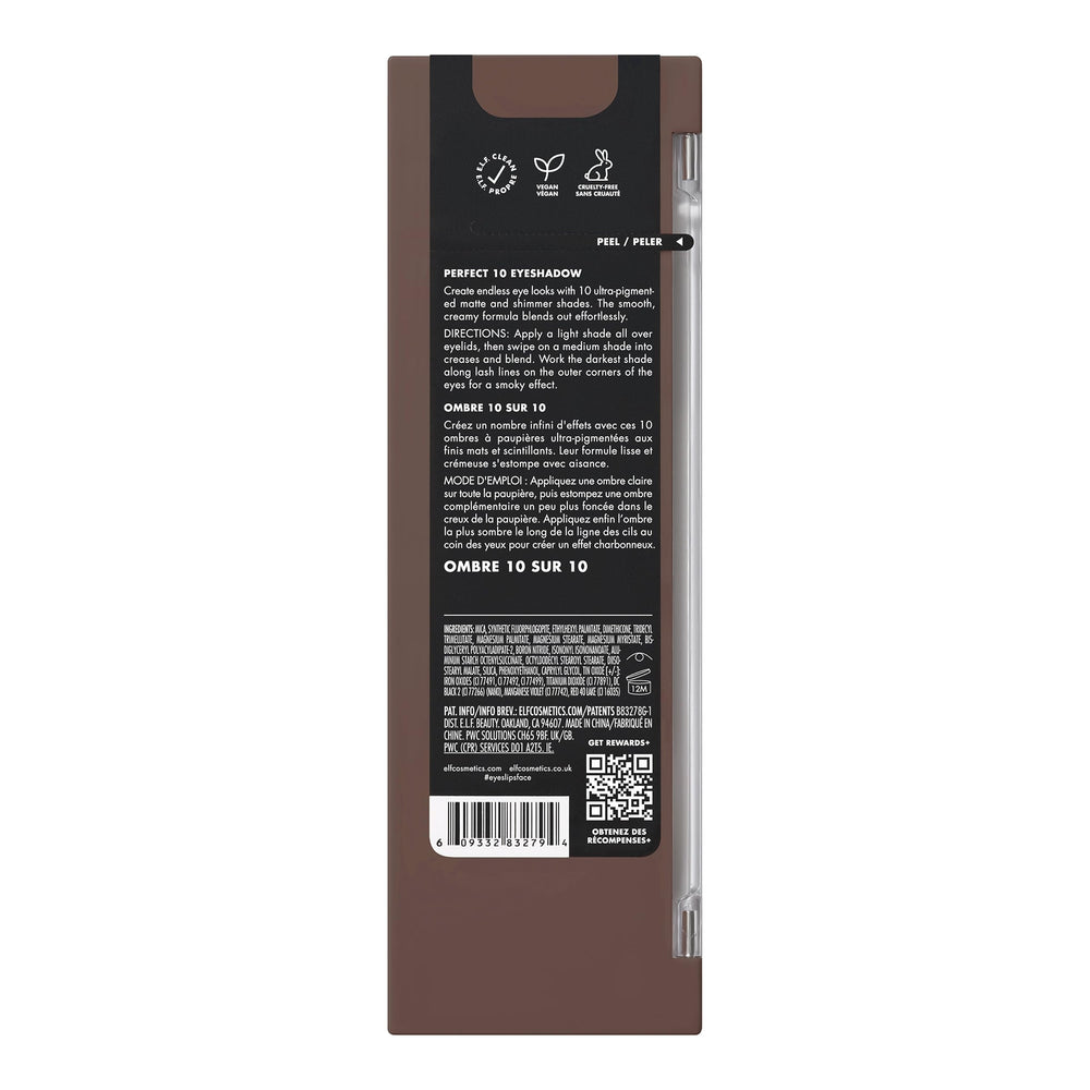 e.l.f. Perfect 10 palette vegan and cruelty-free ethos appeals to conscious shoppers