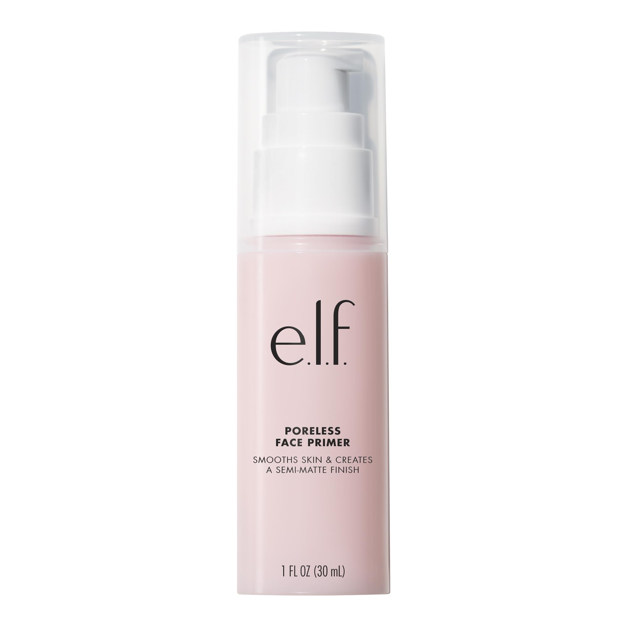e.l.f. Poreless Primer bottle closeup showing silky texture for smooth makeup base