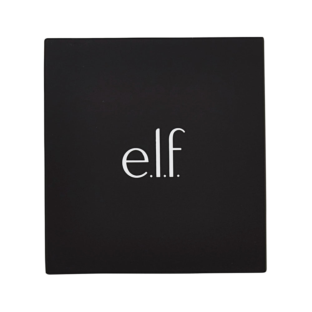 e.l.f. Powder Blush Palette on cheeks displaying long-lasting color from day to night.
