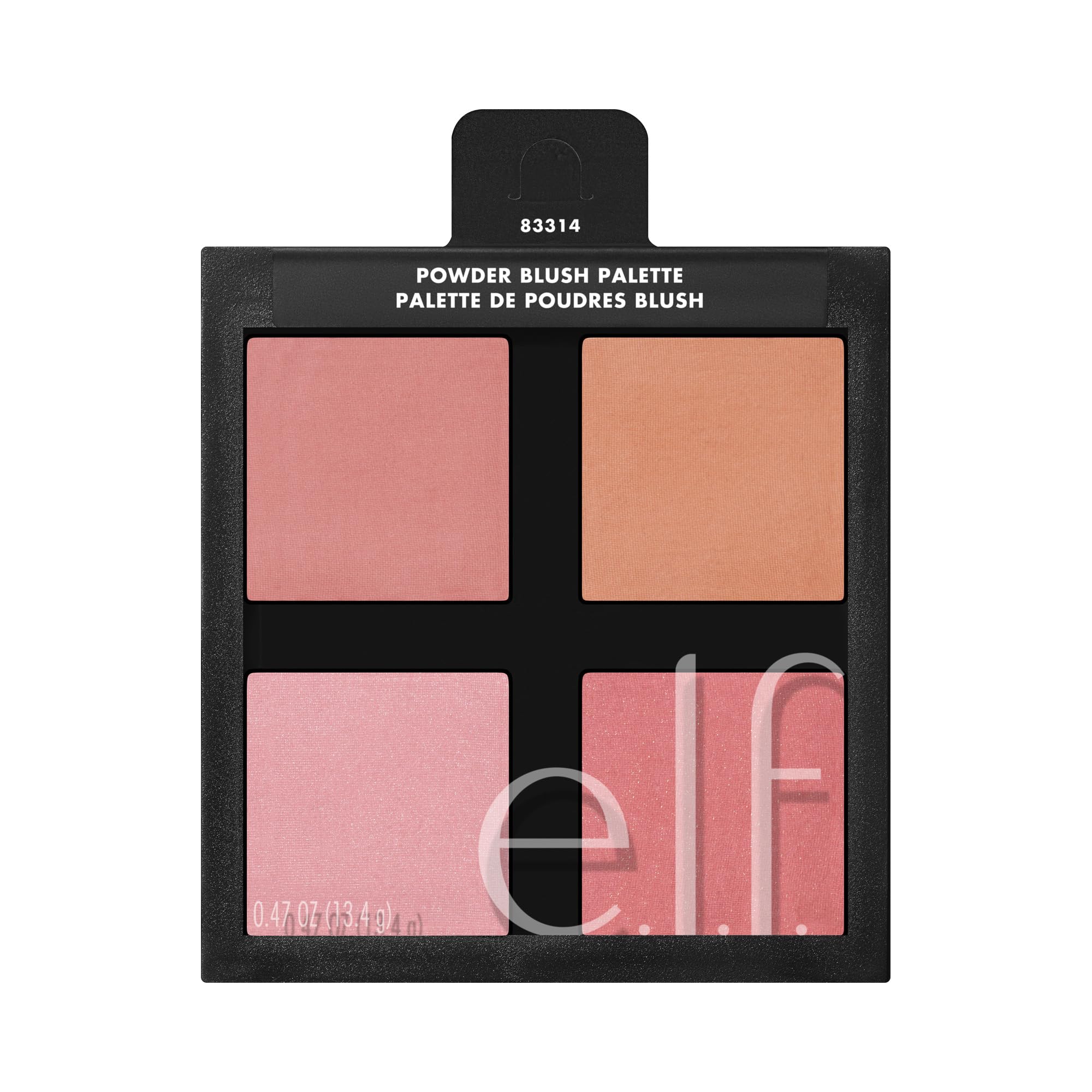 e.l.f. Powder Blush Palette vegan and cruelty-free badge supporting ethical beauty choices.