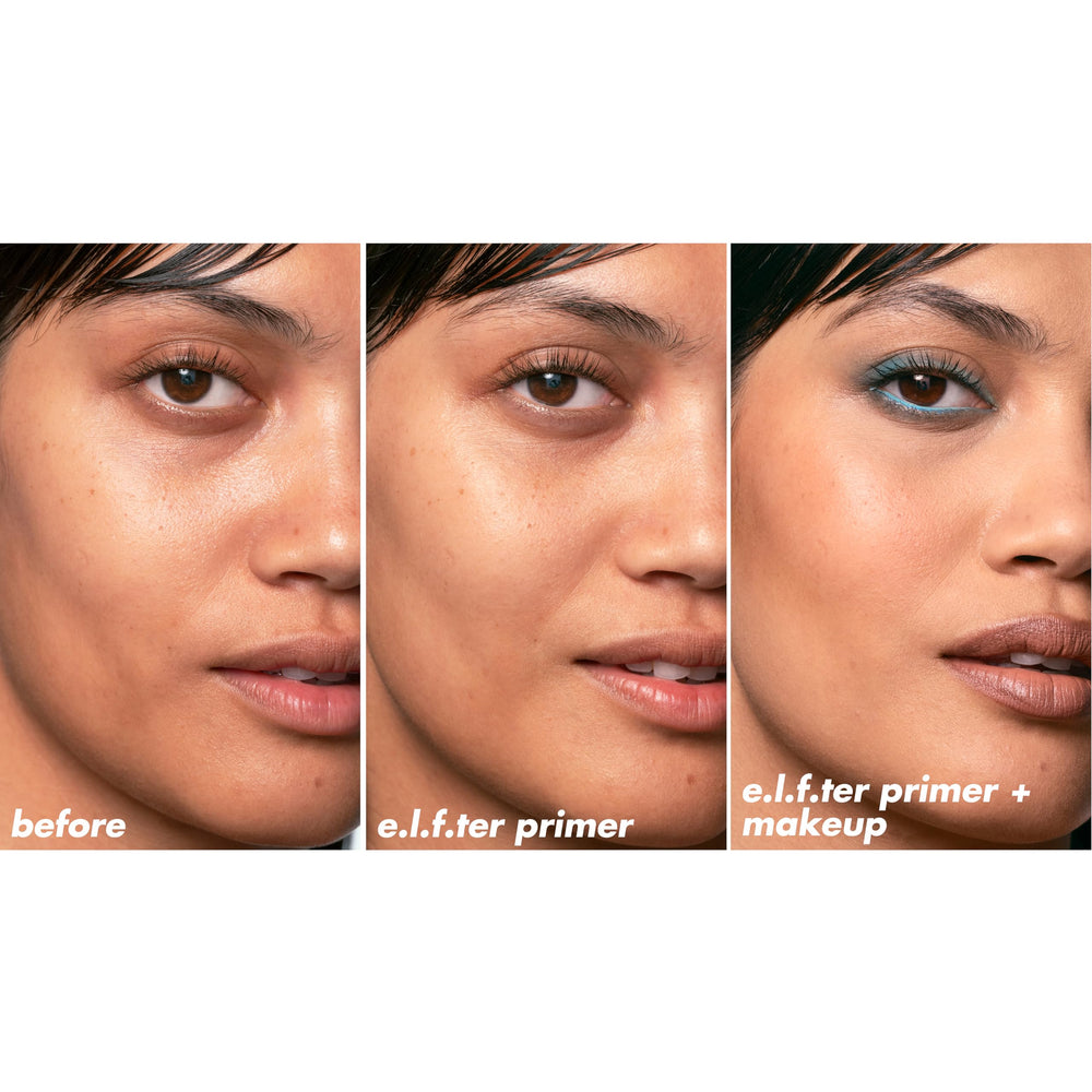 e.l.f. Power Grip Matte Primer displays vegan cruelty-free badge on packaging.