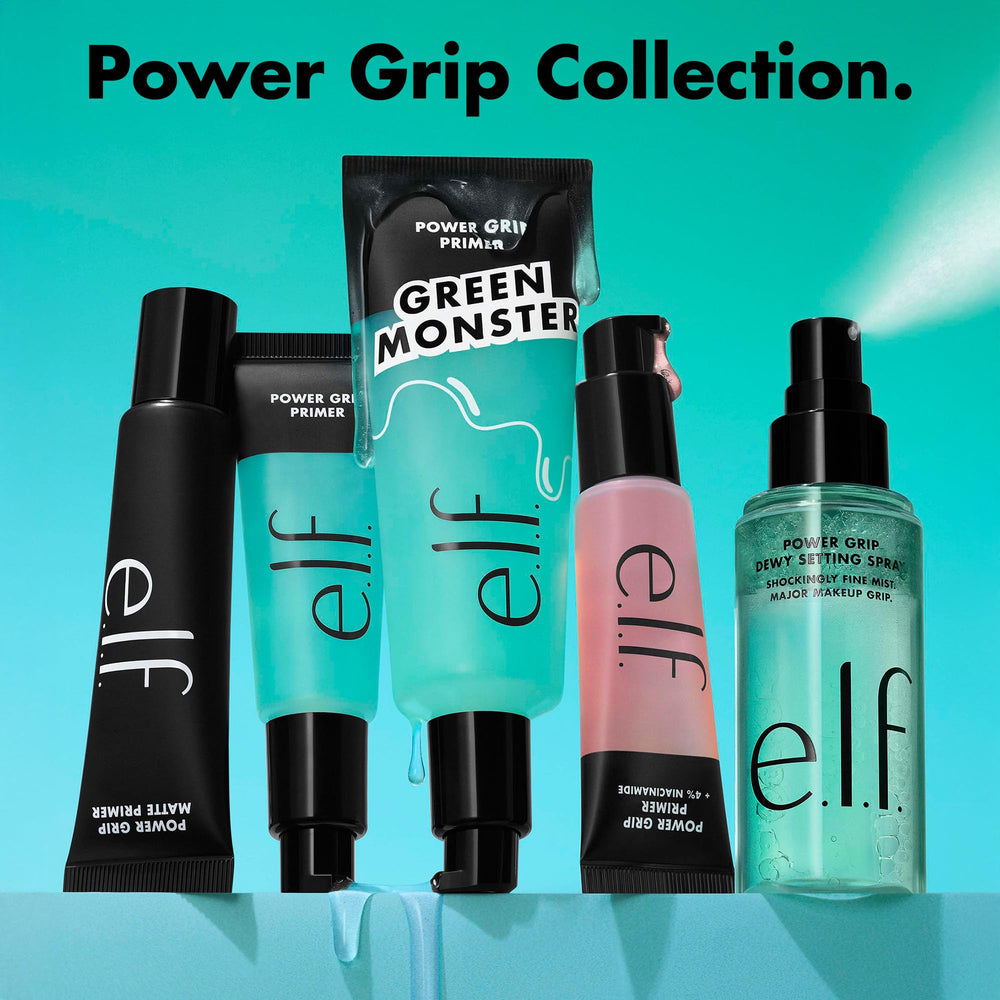 e.l.f. primer styled on a vanity with skincare showing everyday routine integration benefit