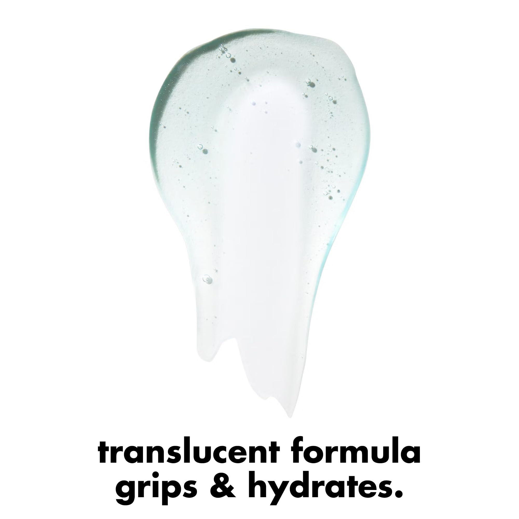 e.l.f. pump dispensing clear gel primer demonstrating smooth texture and controlled application benefit