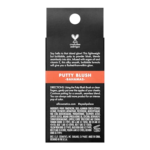 e.l.f. putty blush application brush pairing for flawless application