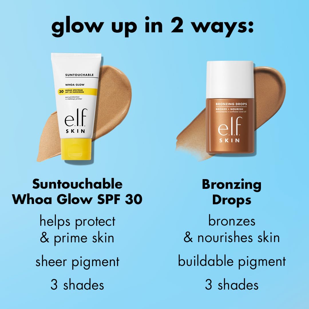 e.l.f. SKIN Bronzing Drops vegan cruelty-free badge conveys ethical beauty choice