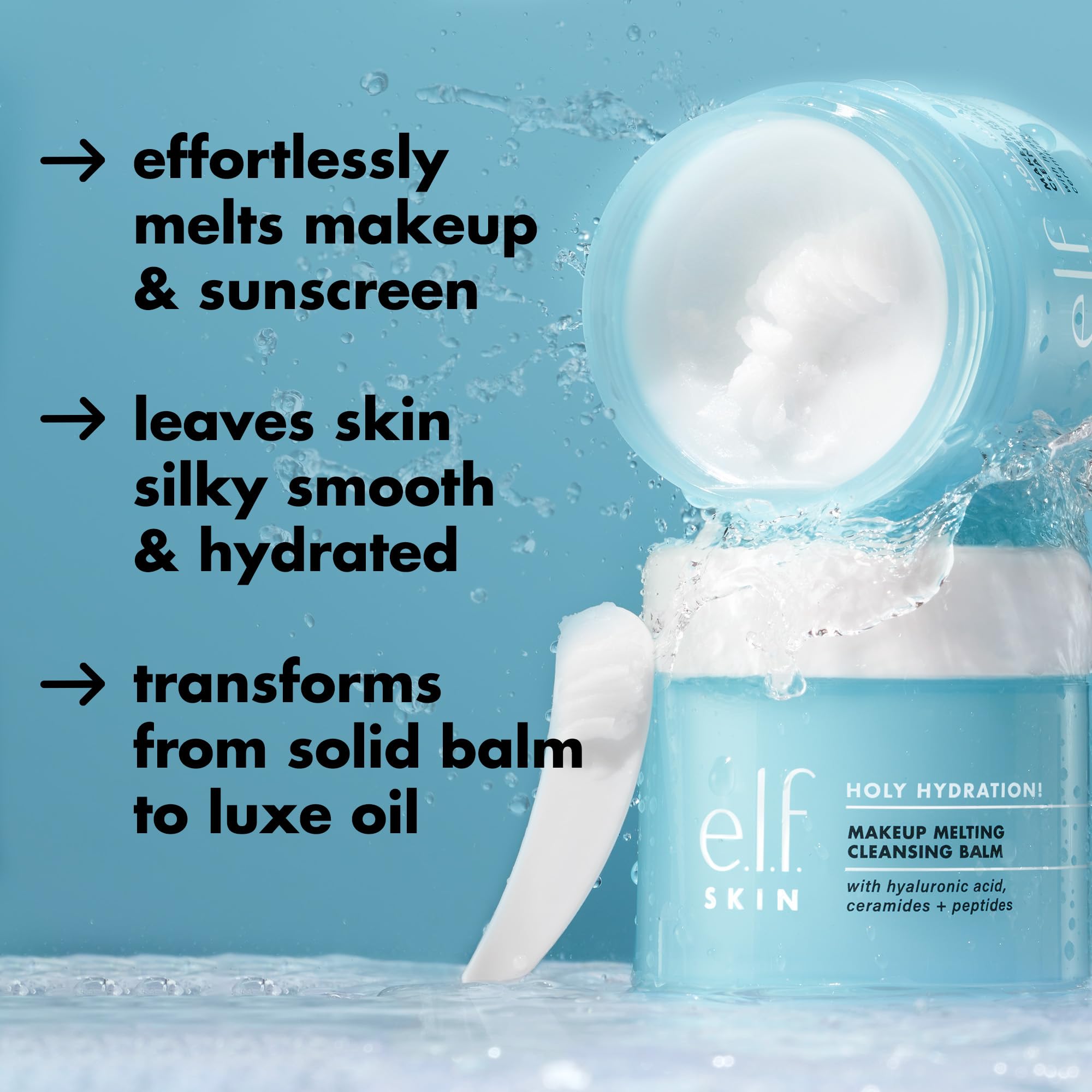 e.l.f. SKIN Holy Hydration jumbo packaging highlights value with double the product.