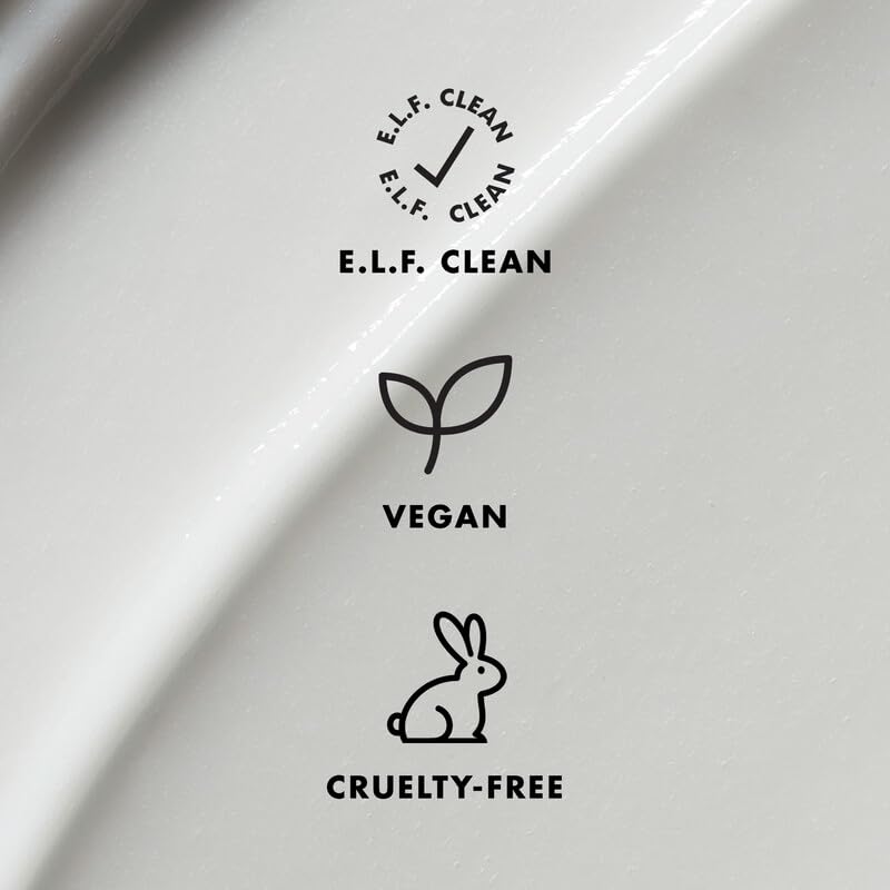 e.l.f. SKIN Holy Hydration night-cream applied to face and neck delivering soothing overnight hydration