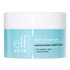 e.l.f. SKIN Holy Hydration night-cream packaging hints at a luxurious nightly routine