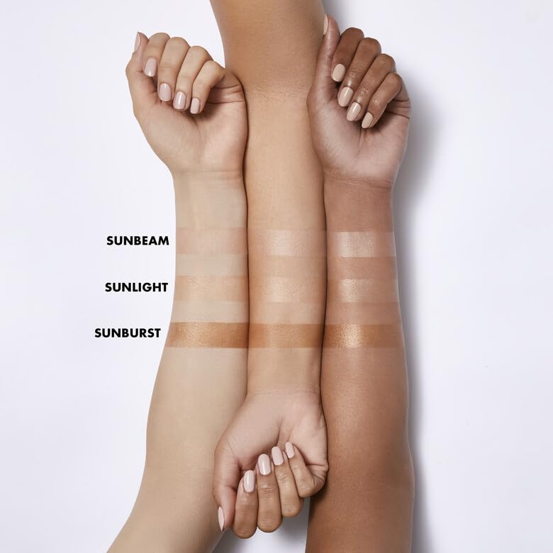 e.l.f. Suntouchable Whoa Glow SPF 30 peach shimmer—subtle radiance complements natural skin tone