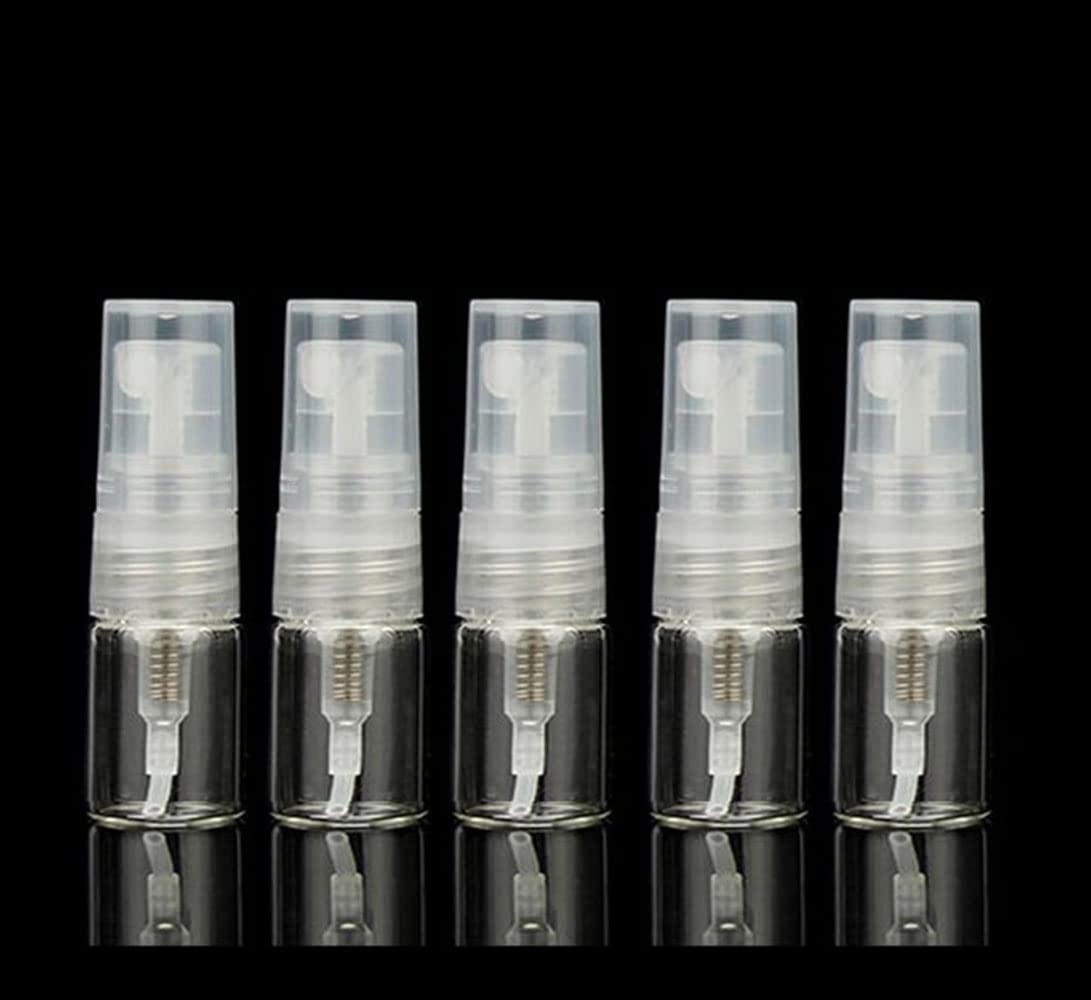 Elfenstall glass sample bottle with cap conveys premium feel for travel cosmetics.