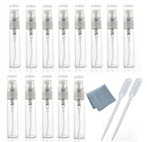Elfenstall mini 5ml clear bottle front view for travel fragrance sampling.