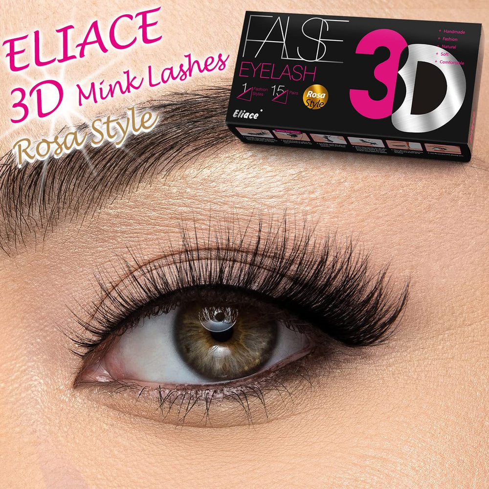 Eliace daily wear strip lashes designed for easy application and lasting wear.