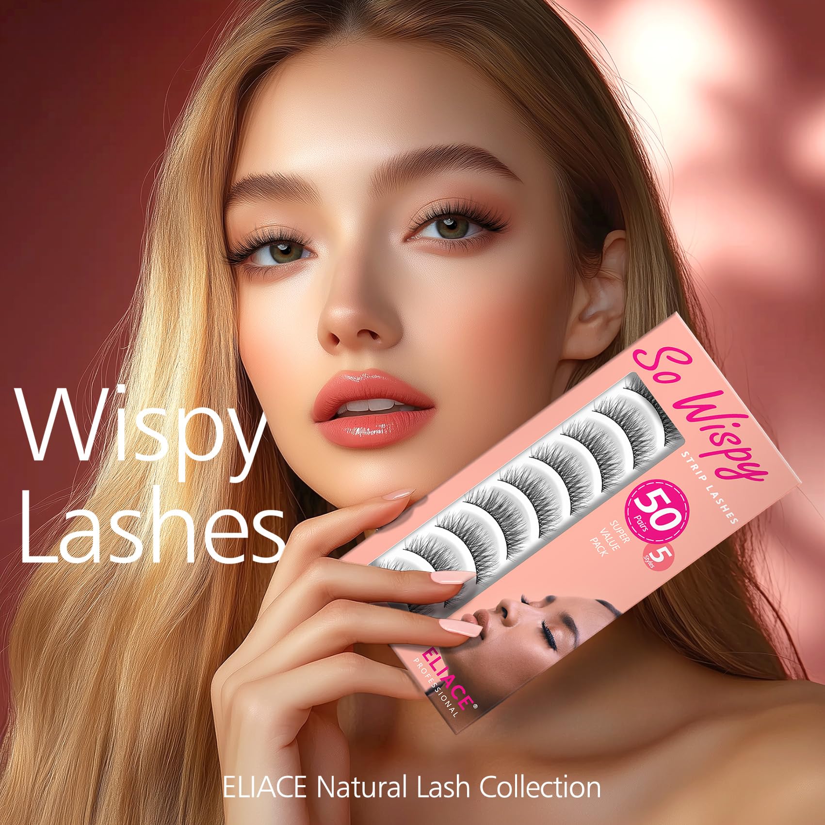 Eliace easy-apply thin-band lashes for quick morning routines