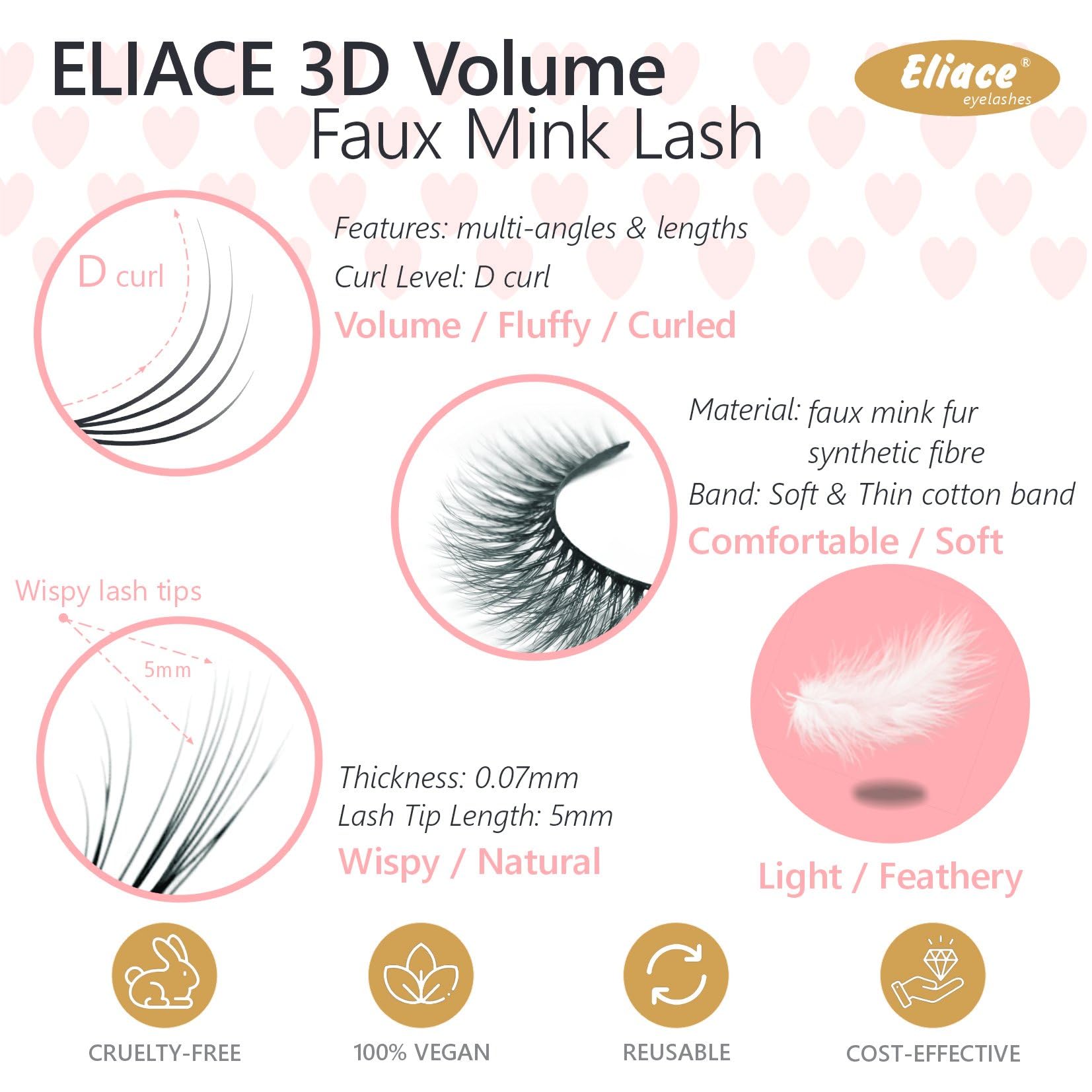 Eliace Eyelashes daily wear versatility for quick, effortless eye makeup