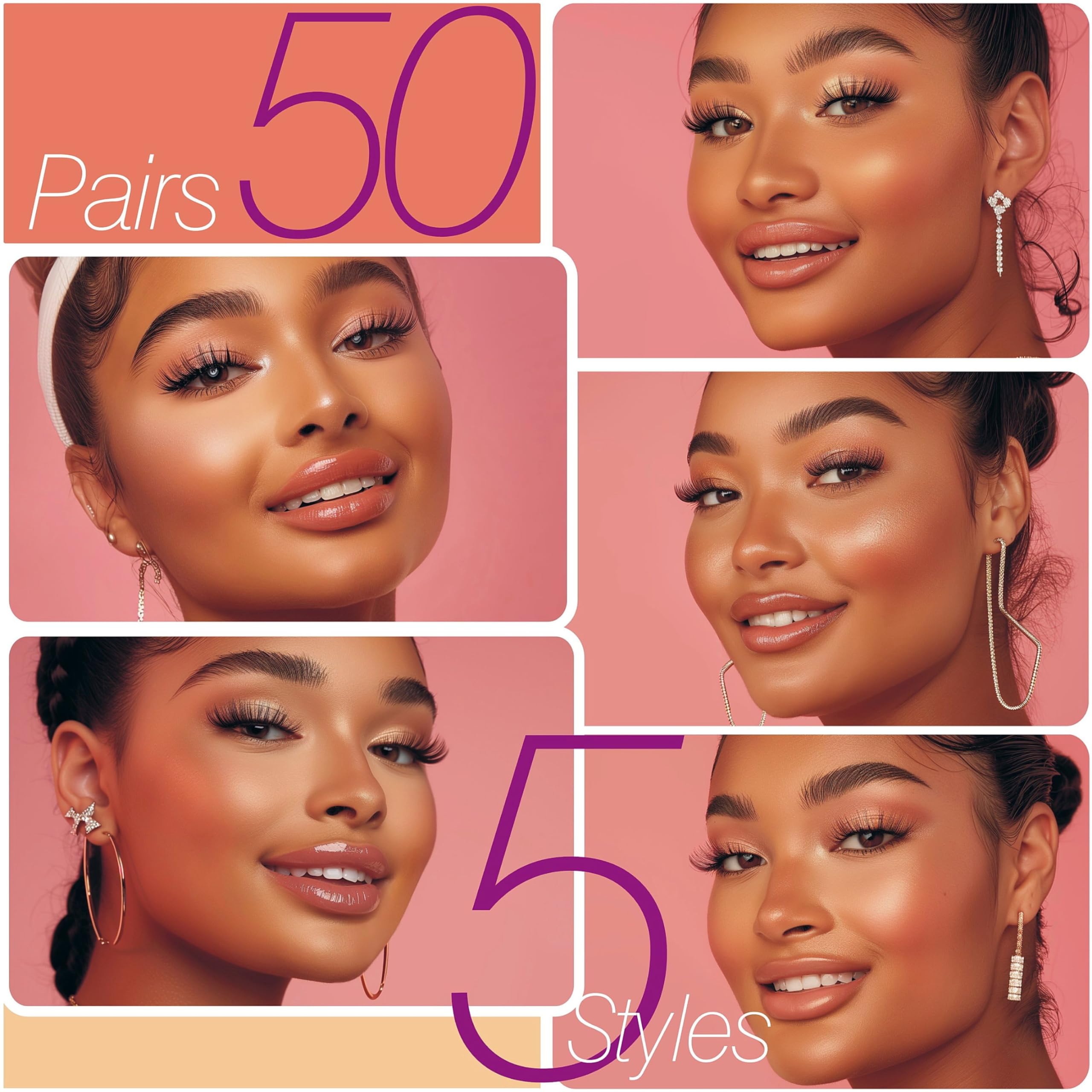 Eliace Eyelashes fluffy natural look adds subtle volume for everyday glamour