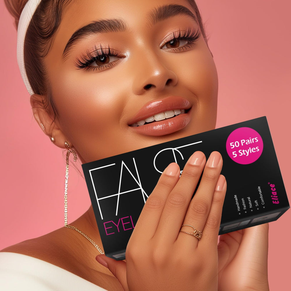 Eliace Eyelashes soft cotton band closeup emphasizes skin-friendly comfort